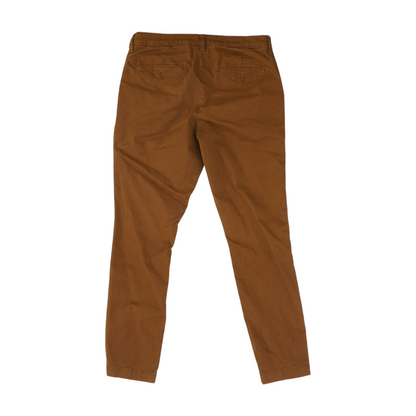 Brown Solid Skinny Jeans