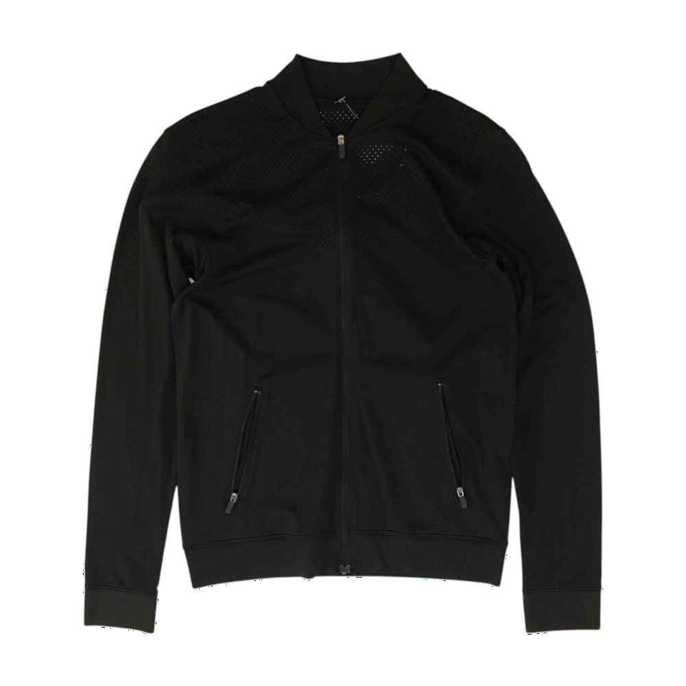 Black Solid Active Jacket
