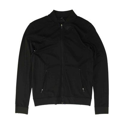 Black Solid Active Jacket