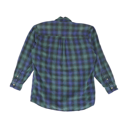 Multi Plaid Flannel Button Down