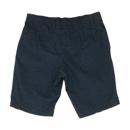 Navy Print Chino Shorts