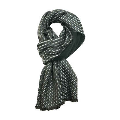 Black Graphic Scarf