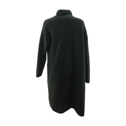 Black Solid Cardigan Sweater