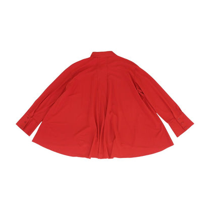 Red Solid Button Down