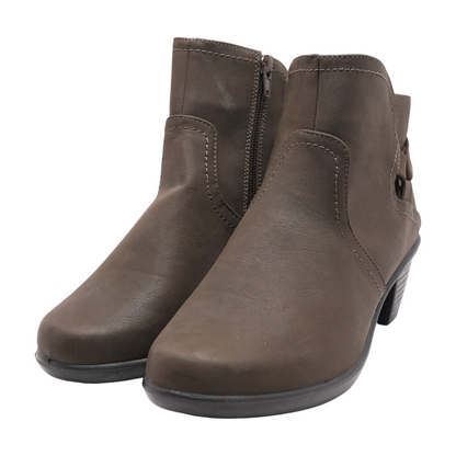 Gray Ankle Boots