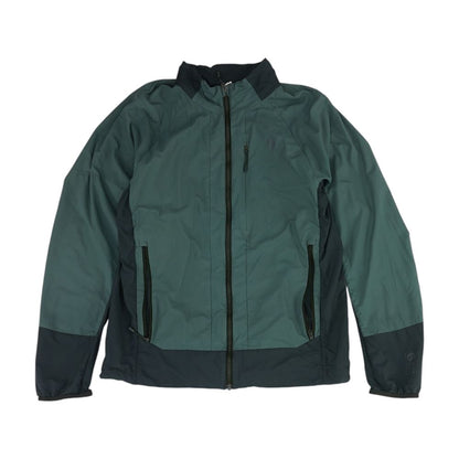 Green Color Block Lightweight Jacket