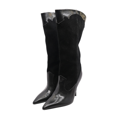Black Knee-High Boots
