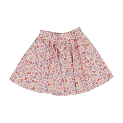 Pink Floral Skirt