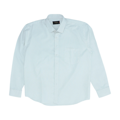 White Check Long Sleeve Button Down