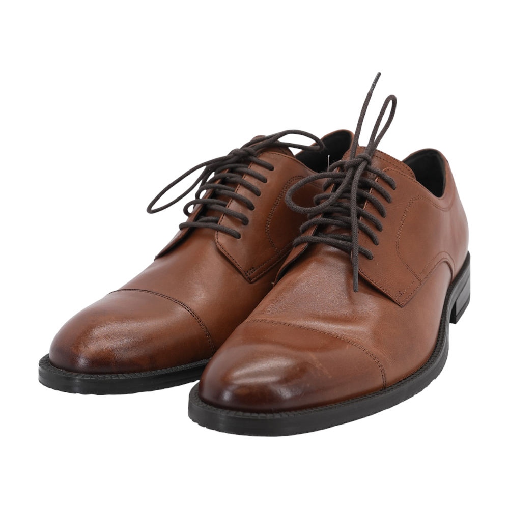 Brown Lace-Up Dress Shoes