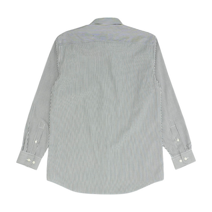 Black Striped Long Sleeve Button Down