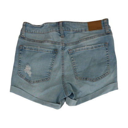 Blue Solid Shorts