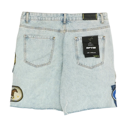 Blue Denim Shorts