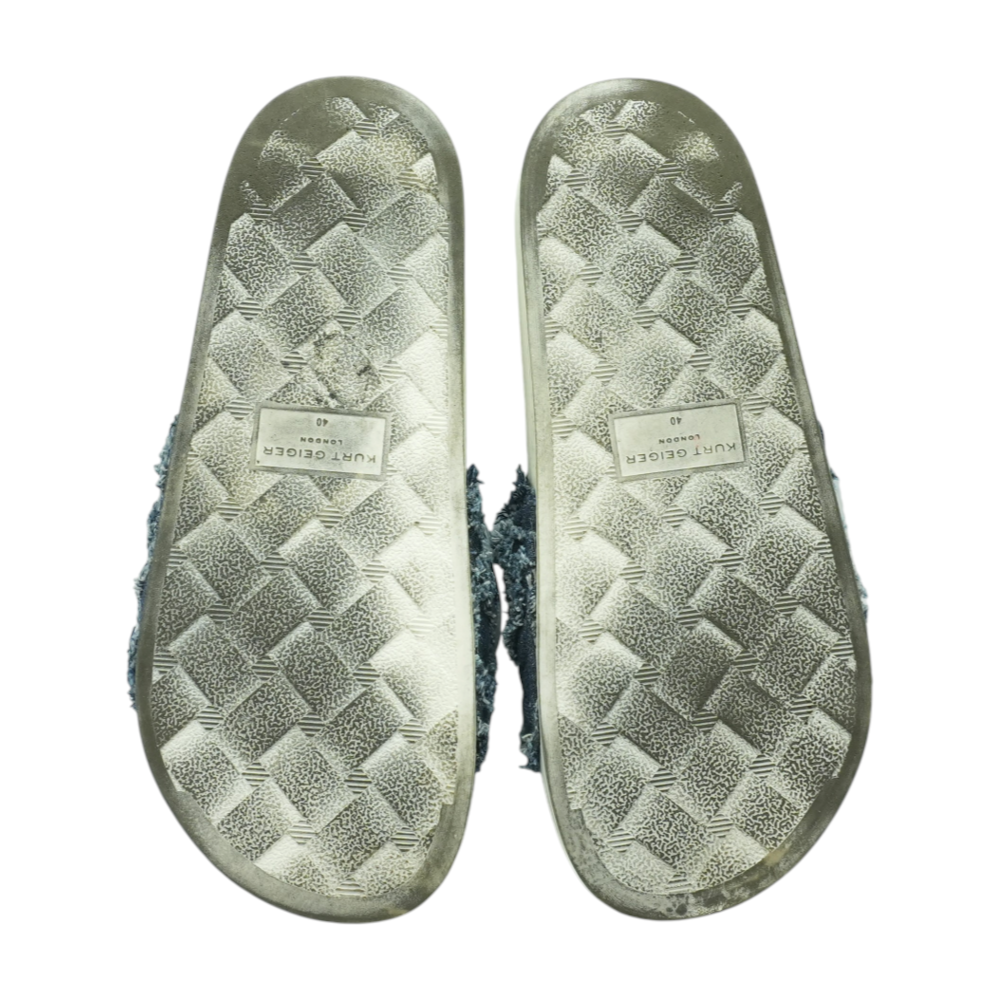 Navy Sport Slide Sandals