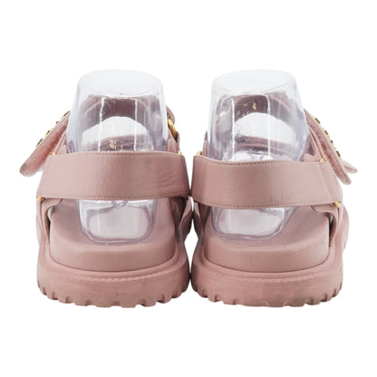DiorAct Leather Sandals in Chateau Rose