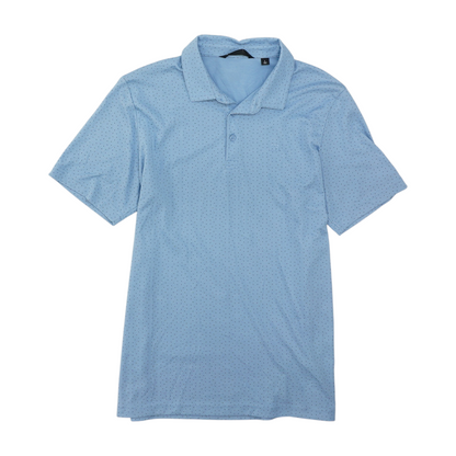 Blue Print Short Sleeve Polo