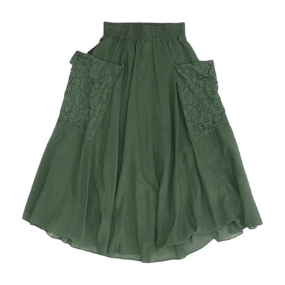 Green Midi Skirt