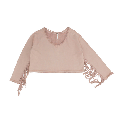 Pink Solid Sweatshirt Pullover