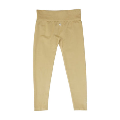 Tan Solid Leggings
