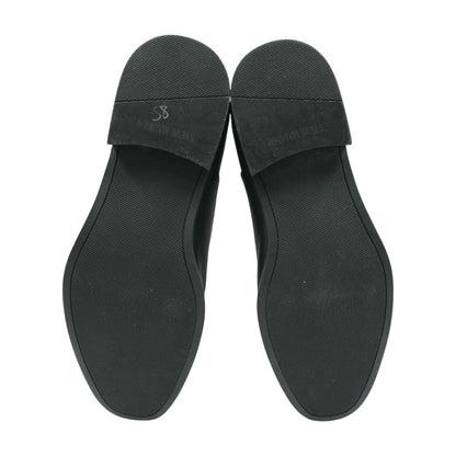 Black Leather Derby/oxford Dress Shoes
