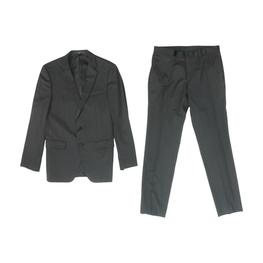 Black Long Solid Suit