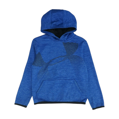 Blue Graphic Hoodie Pullover
