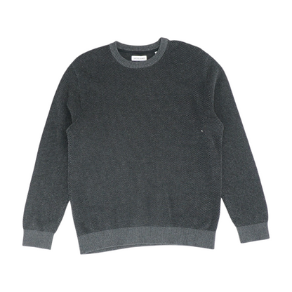Black Solid Sweatshirt Pullover