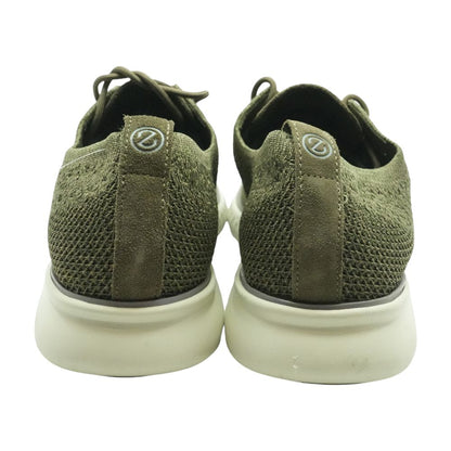 Green Lace Up Casual Shoes