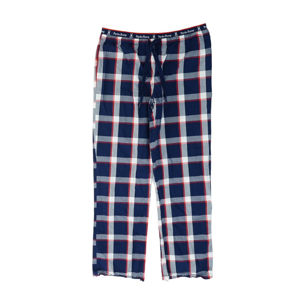 Navy Check Pajama Bottom
