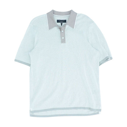 Beige Solid Short Sleeve Polo