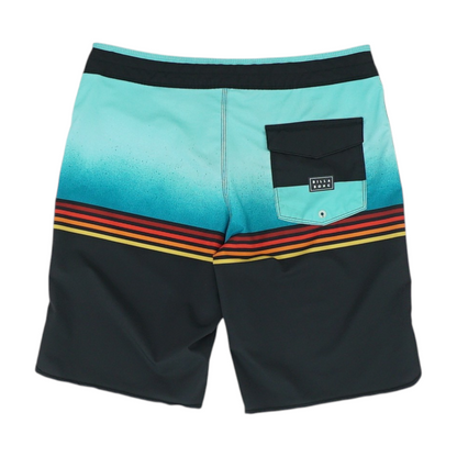 Black Color Block Swim Bottom