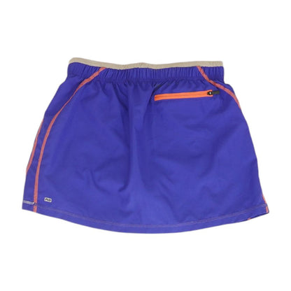 Purple Solid Active Shorts