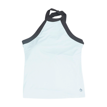 White Color Block Active T-Shirt
