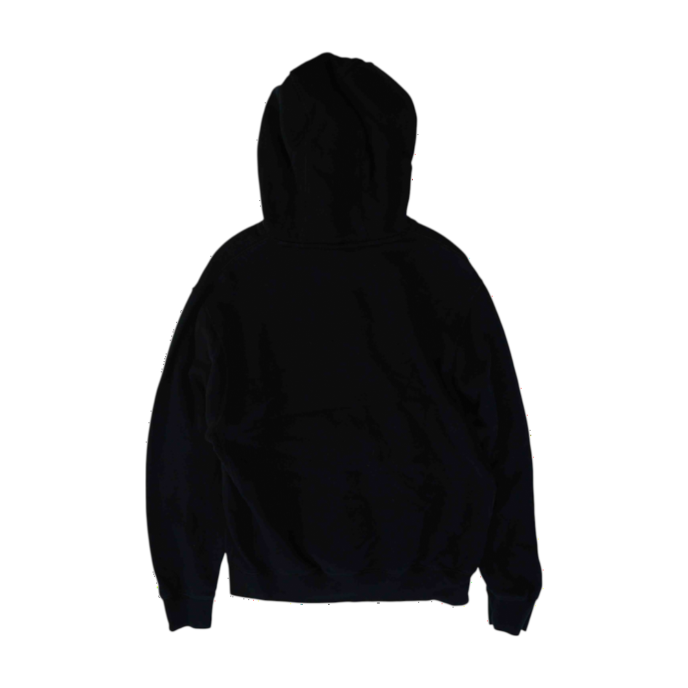 Black Solid Hoodie Pullover