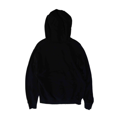 Black Solid Hoodie Pullover