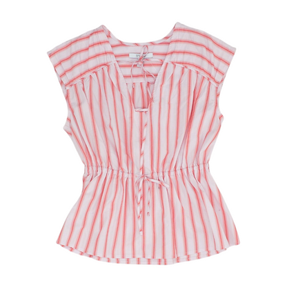 Pink Striped Blouse