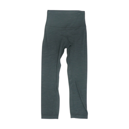Black Solid Active Capris