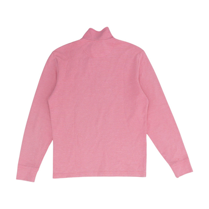Pink Striped 1/4 Zip Pullover
