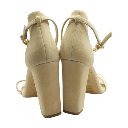 Nude Block Heels