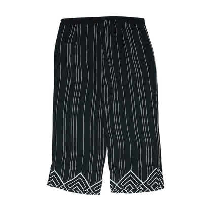 Black Striped Pants