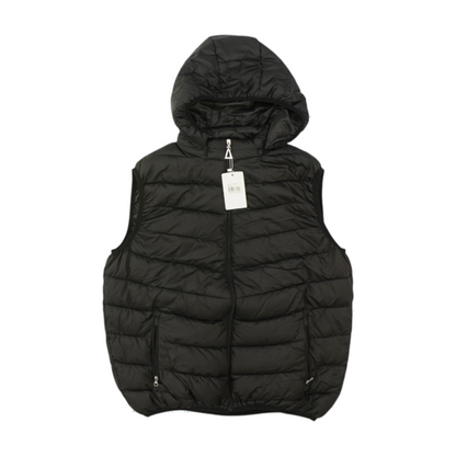 Black Solid Vest