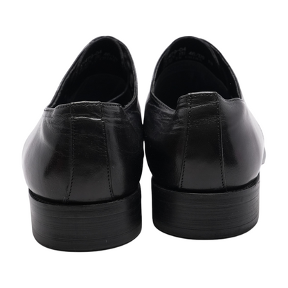 Black Lace-Up Dress Shoes
