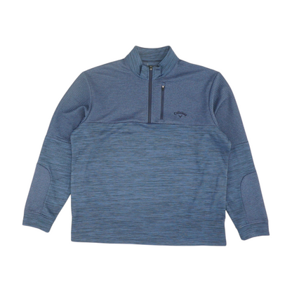Navy Solid 1/4 Zip Pullover