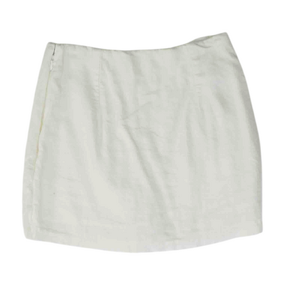 White Mini Skort