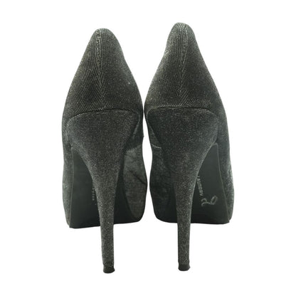 Silver Stiletto Heels