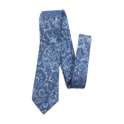 Blue Paisley Neck Tie