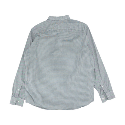 Black Check Long Sleeve Button Down