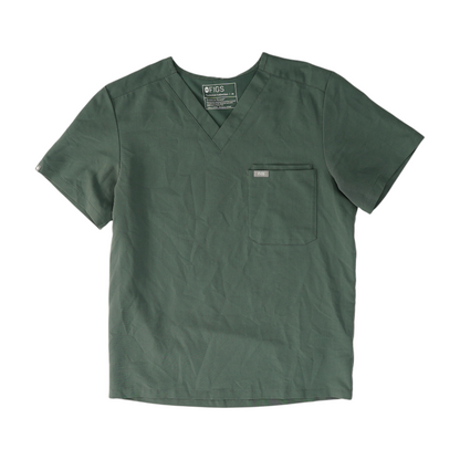 Green Solid Scrub T-Shirt