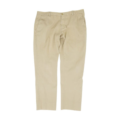 Khaki Solid Khaki Pants
