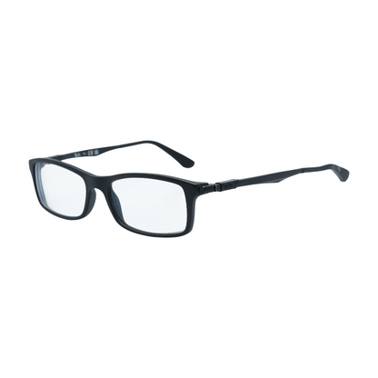 Black RB 7017 Rectangle Prescription Eyewear